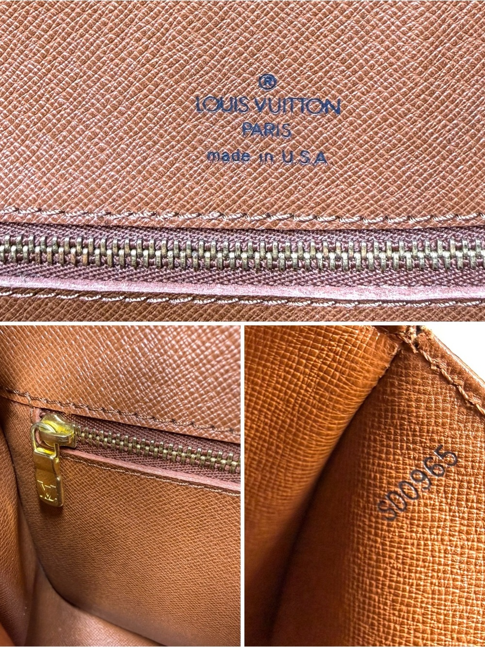 Authentic Louis Vuitton Saint Cloud GM Crossbody Bag M51242 brown monogram LV - Picture 16 of 16